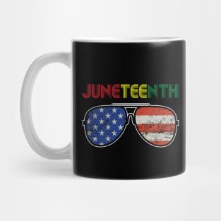 Juneteenth sunglasses Mug